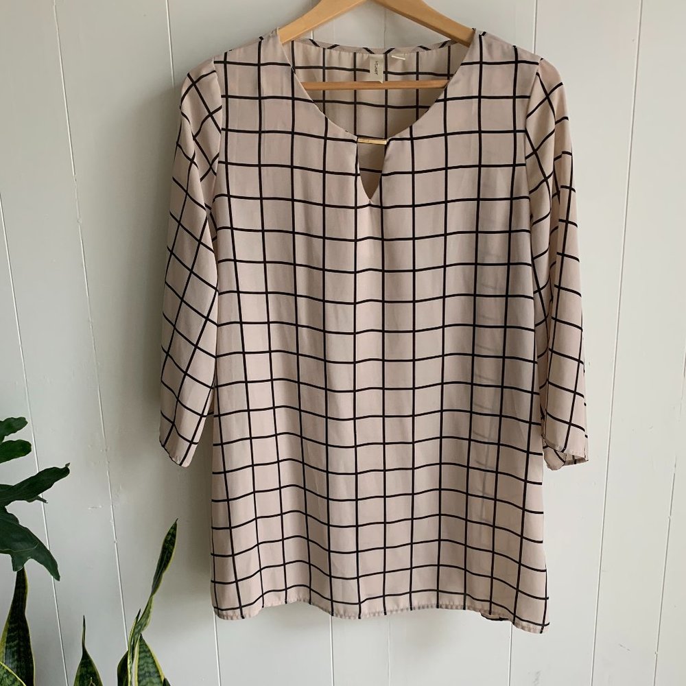 Beautiful Checkered Blouse
